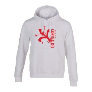 FELPA K-CALCIO A 5 CORINALDO CON CAPP E TASCONI BS332 WH