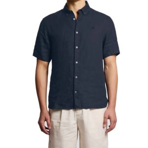 CAMICIA LYLE&SCOTT UOMO LINEN SHIRT M/C LSSW2449V-X898